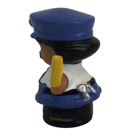 Fisher Price Little People Figures Michael Raincoat Maggie School Crossing Guard - Picture 7 of 13